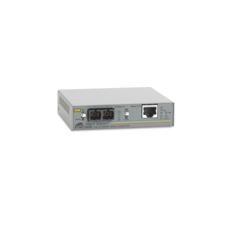 High-Performance Allied Telesis AT-MC102XL-20 Fiber Media Converter - 100BTX to 100BFXSC MM 2KM